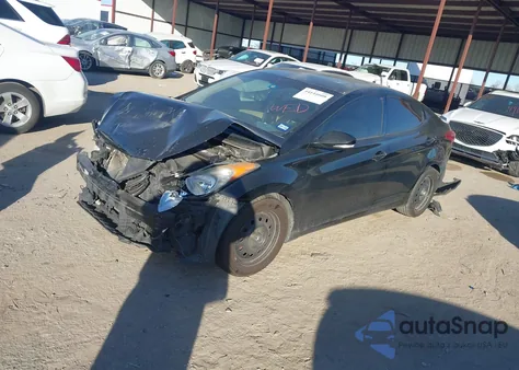 2013 Hyundai Elantra Limited from USA, damaged, VIN 5NPDH4AE8DH233435